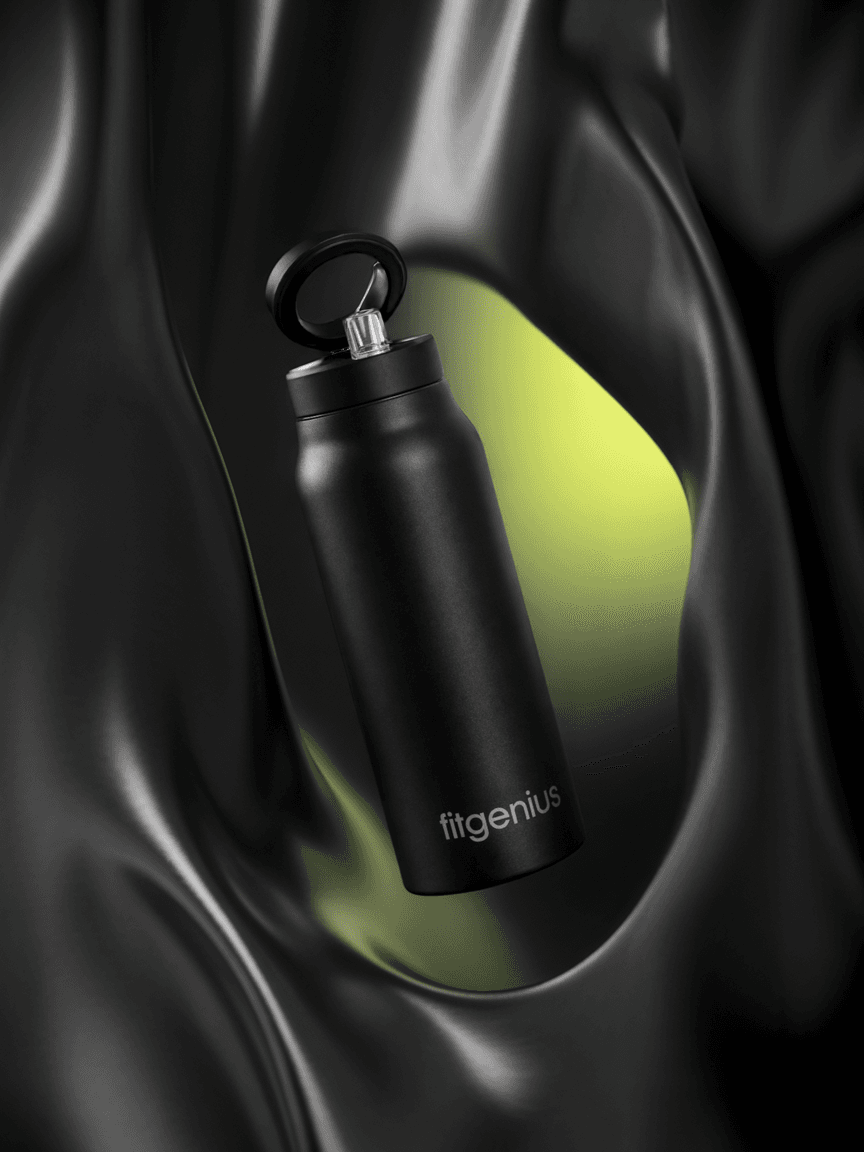 Gourde fitdrop noir mat, bientôt disponible
